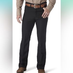 Men’s New With Tags Wrangler Wrancher Dress Jean in Black Size 33x30